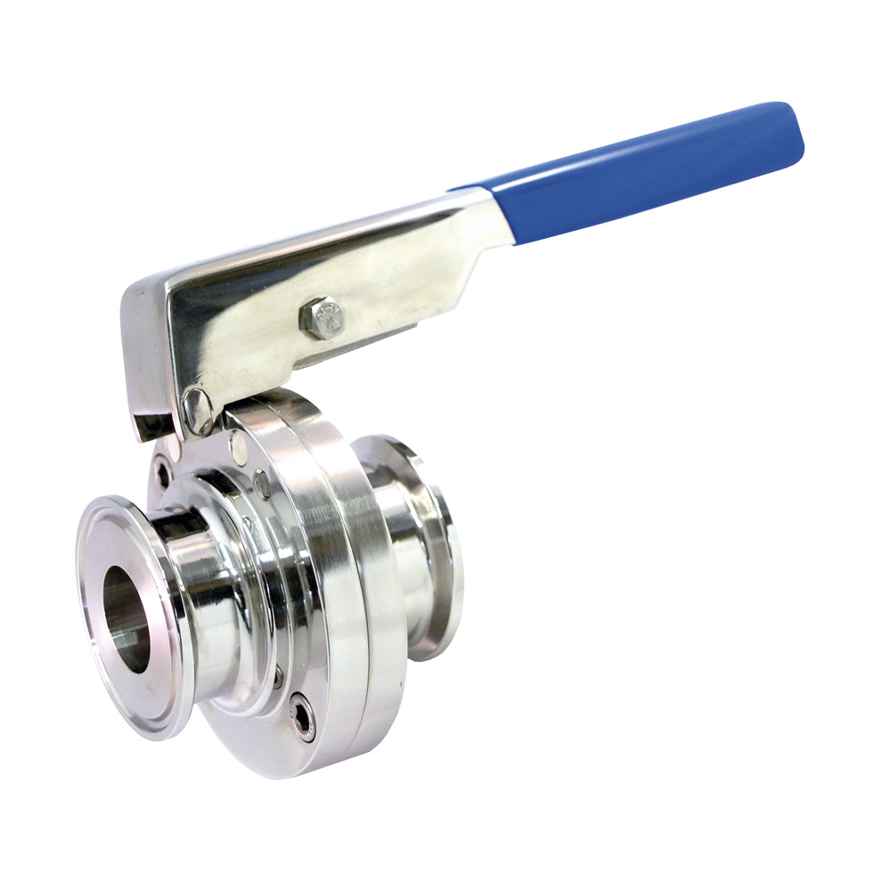 Sanitary butterfly valve